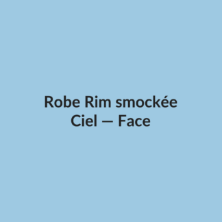 Robe Rim smockée — Ciel, vue face