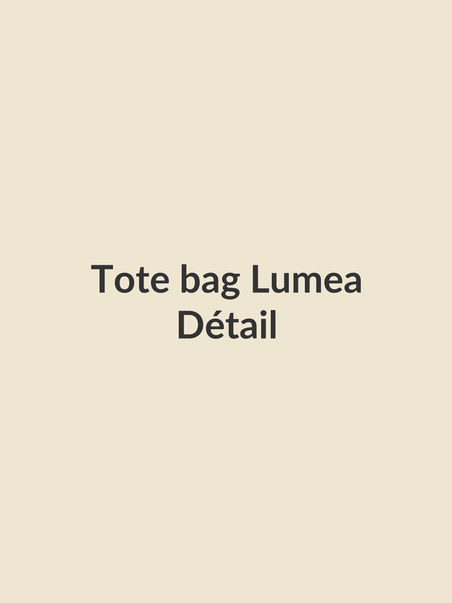 Tote bag Lumea, détail
