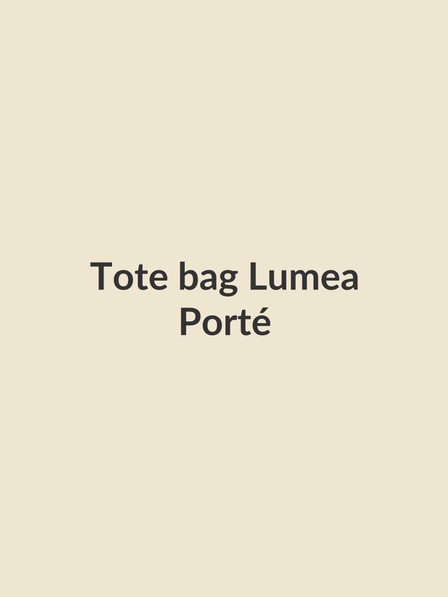 Tote bag Lumea, porté