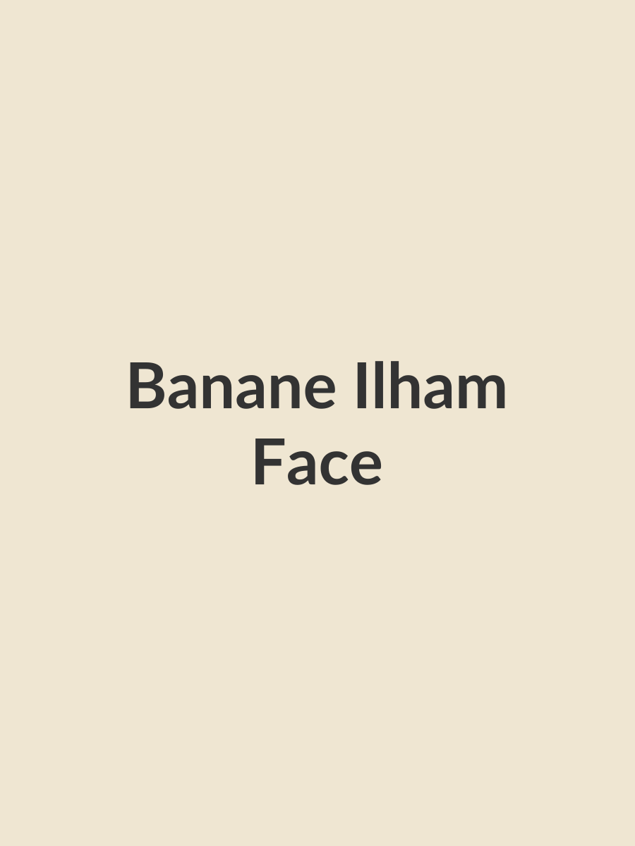 Banane Ilham, face