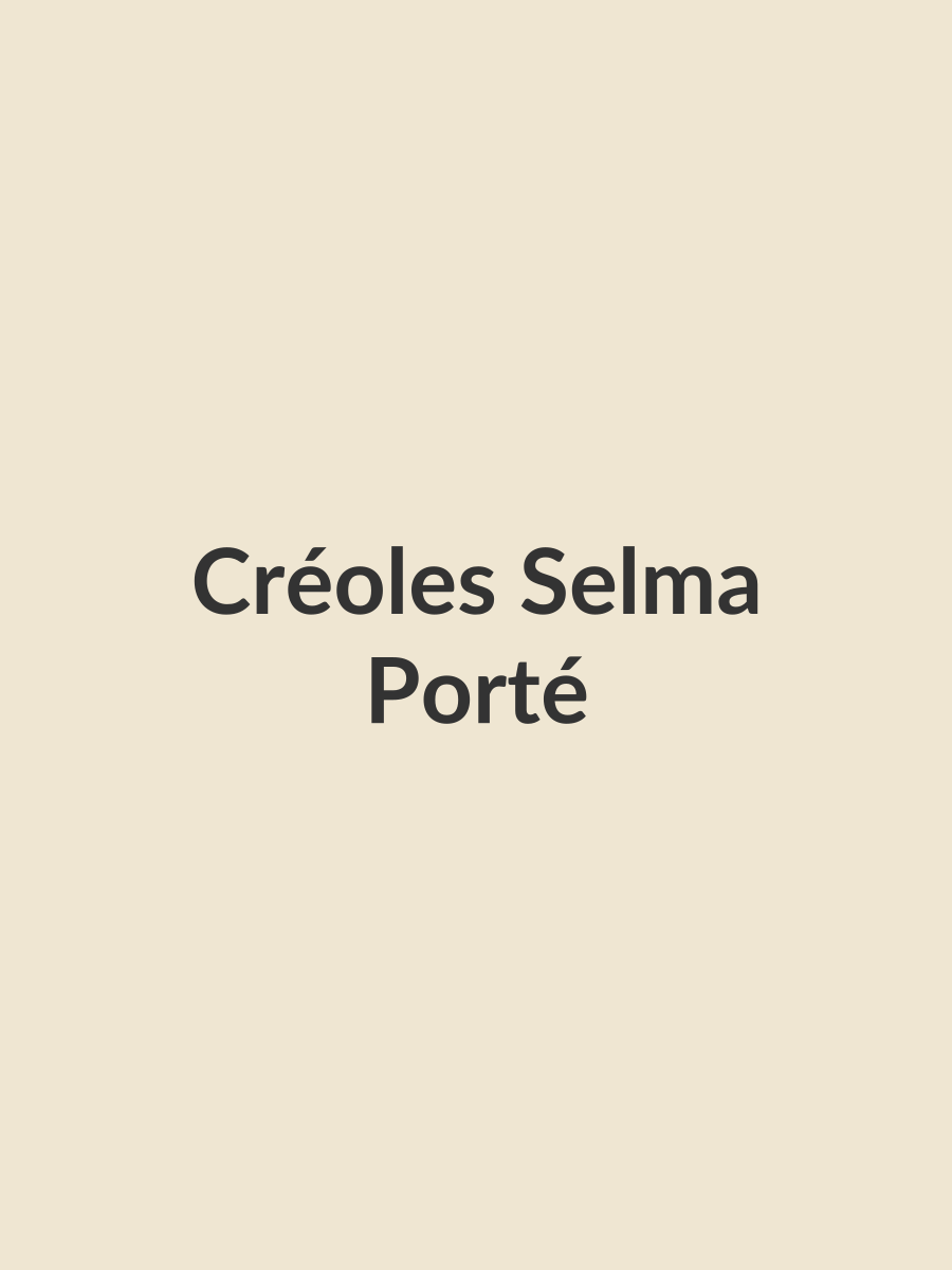 Créoles Selma, porté