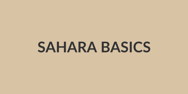 Sahara Basics